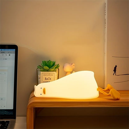 Flat Lazy Duck Night Light