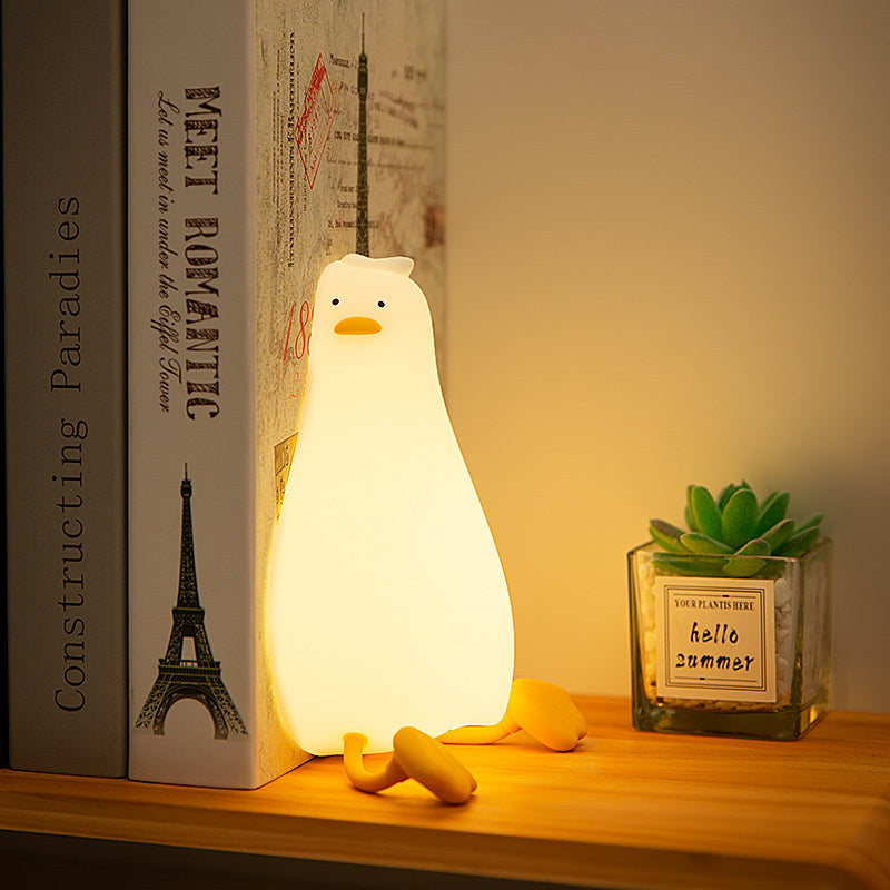 Flat Lazy Duck Night Light